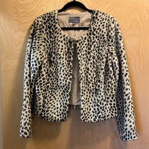Leopard Faux Fur Coat
